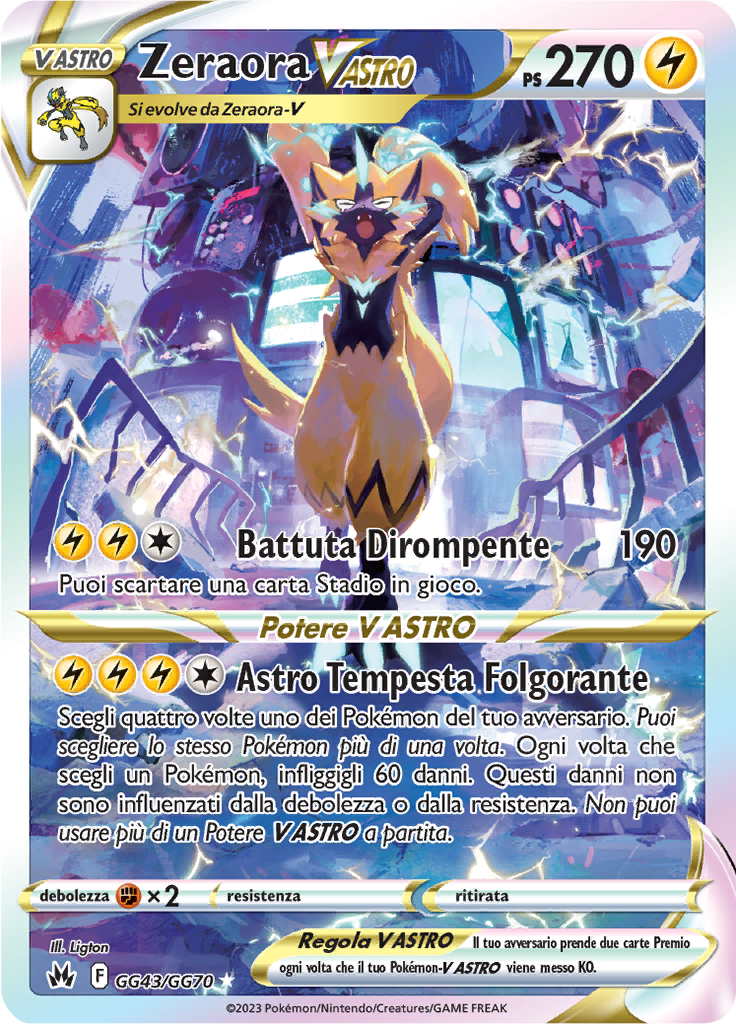 Zeraora V ASTRO #GG43