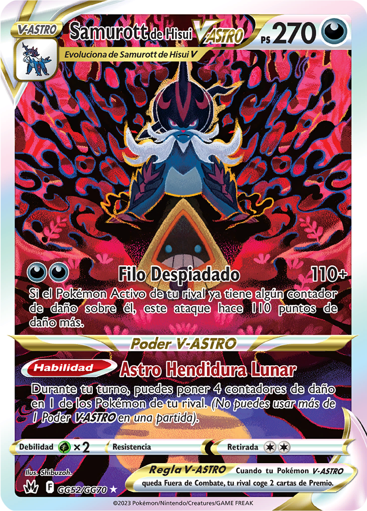 Samurott de Hisui V-ASTRO #GG52
