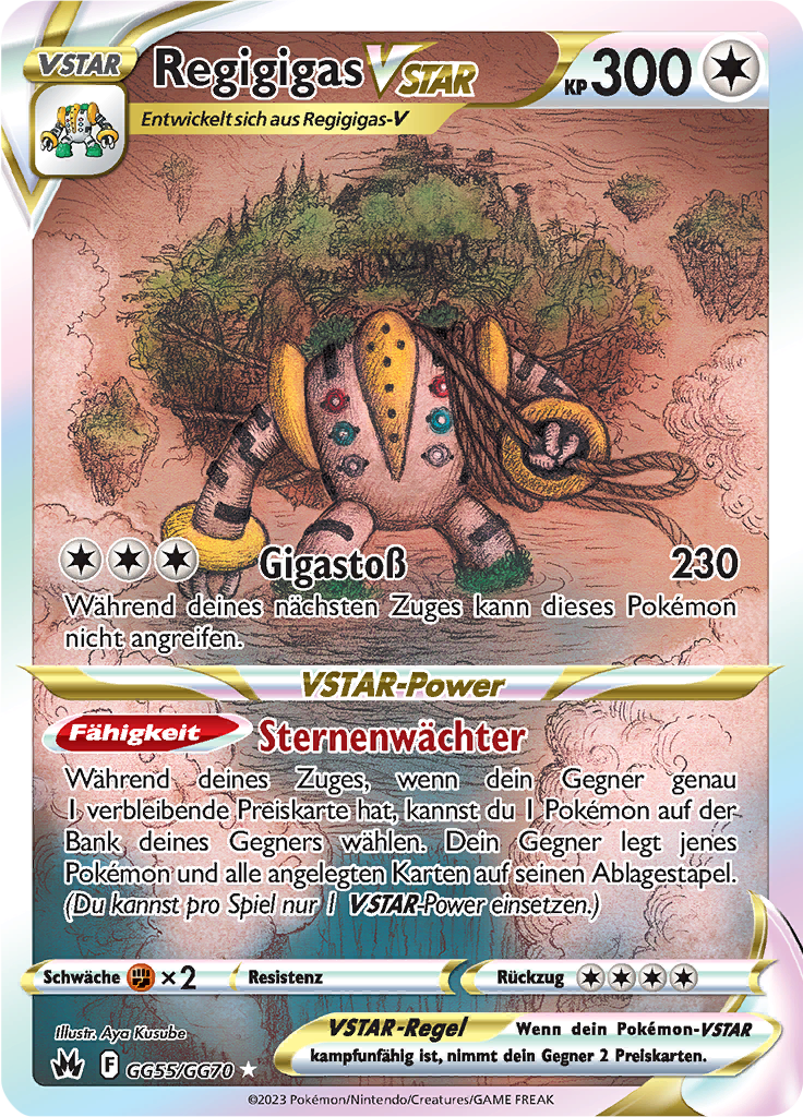 Regigigas VSTAR #GG55