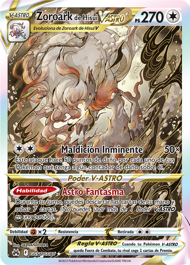 Zoroark de Hisui V-ASTRO #GG56