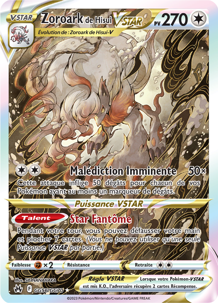 Zoroark de Hisui VSTAR #GG56
