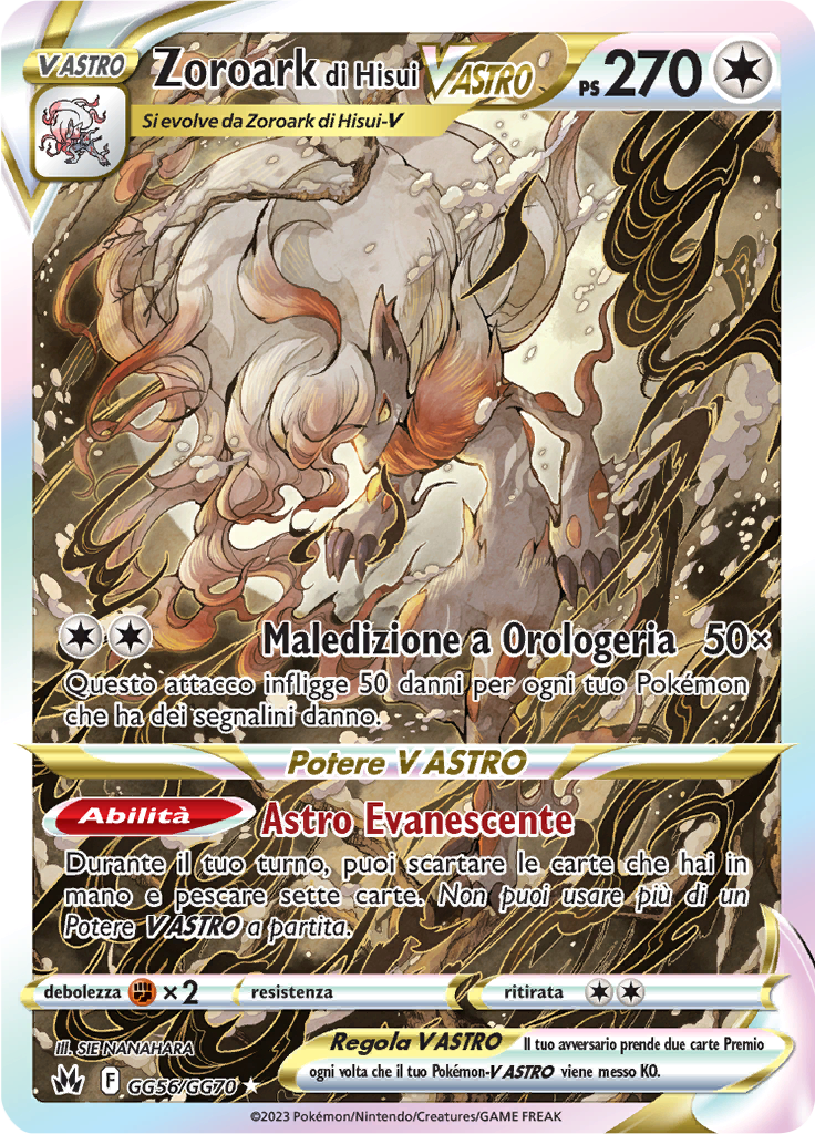 Zoroark di Hisui V ASTRO #GG56