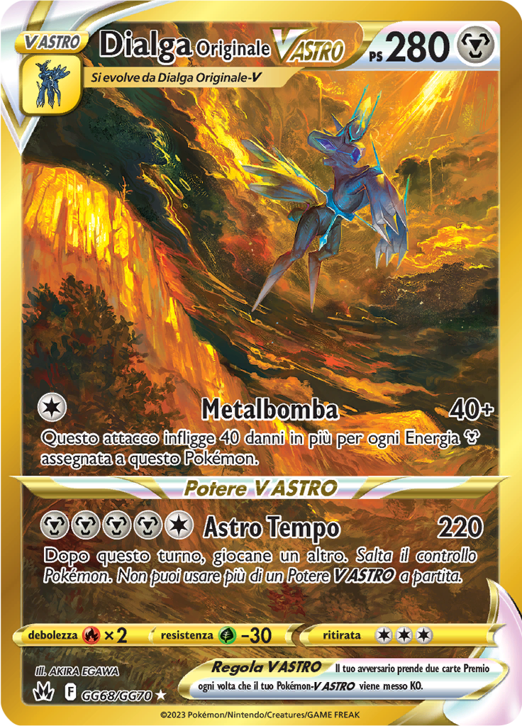 Dialga Originale V ASTRO #GG68
