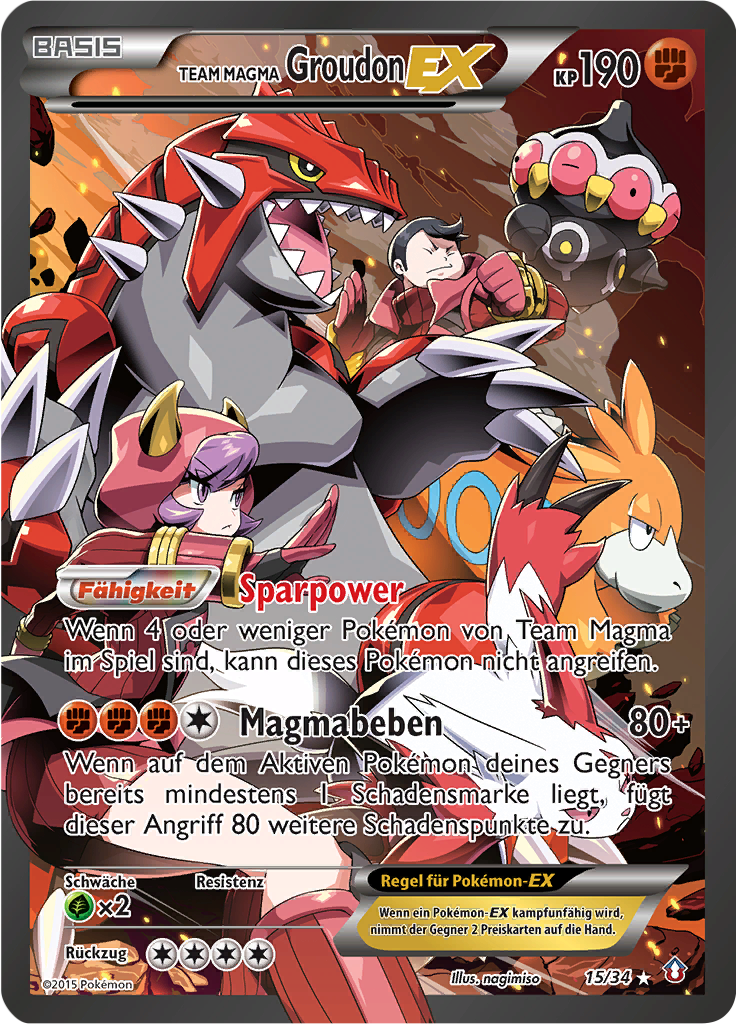 Groudon EX #15