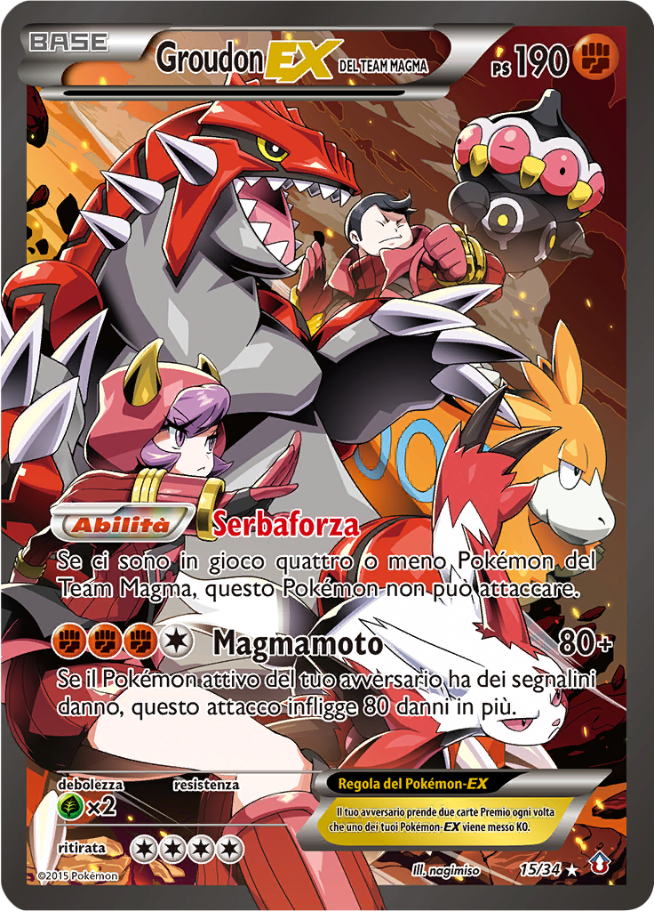 Groudon EX #15