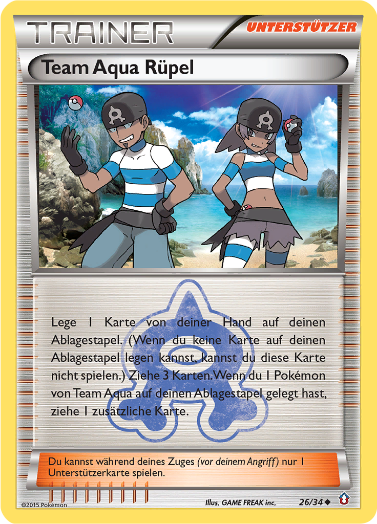 Team Aqua Grunt #26 — Double Crisis