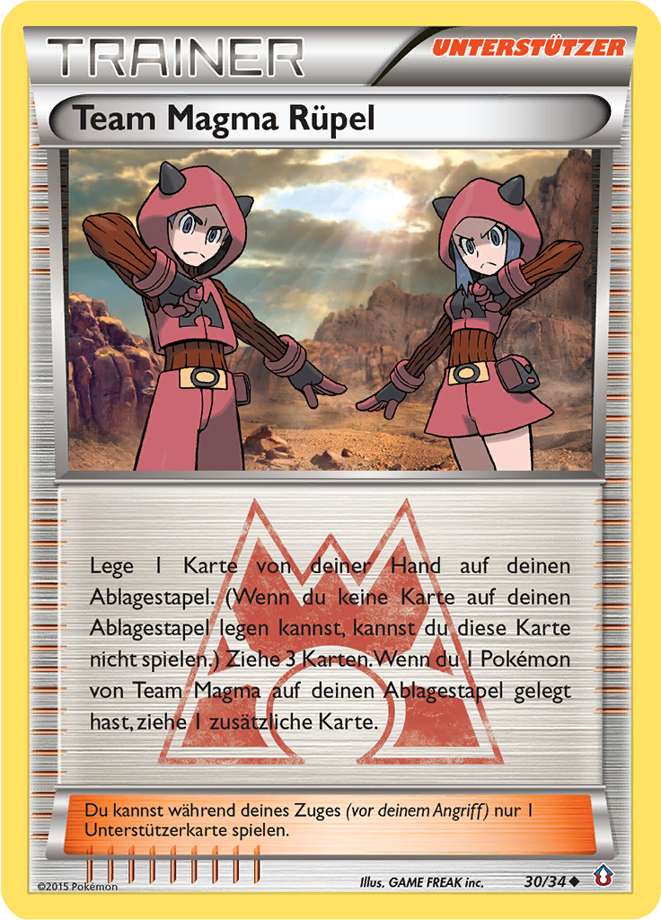 Team Magma Grunt #30 — Double Crisis