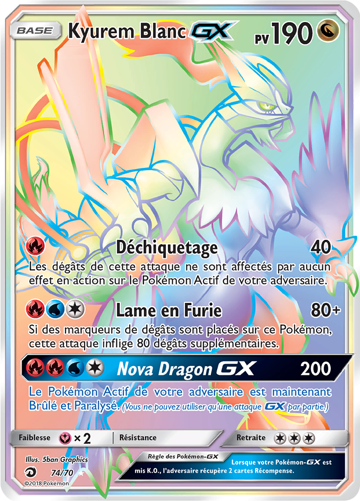 Kyurem Blanc GX #74