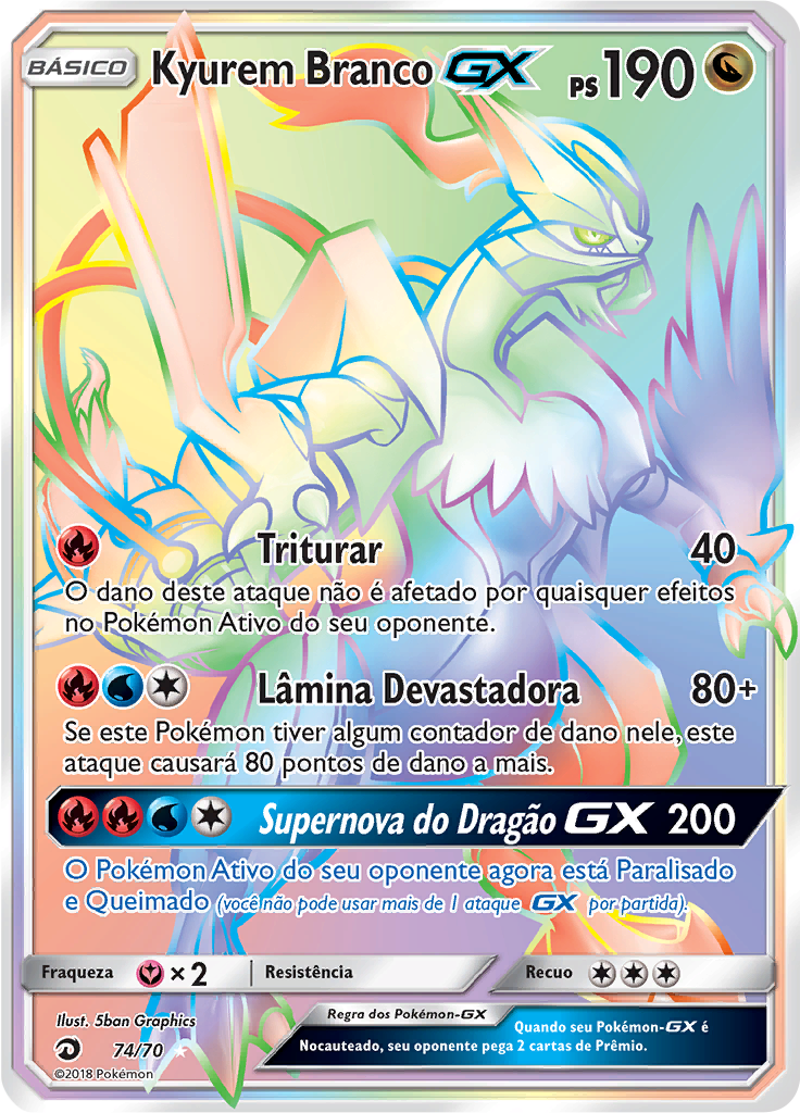 Kyurem Branco GX #74