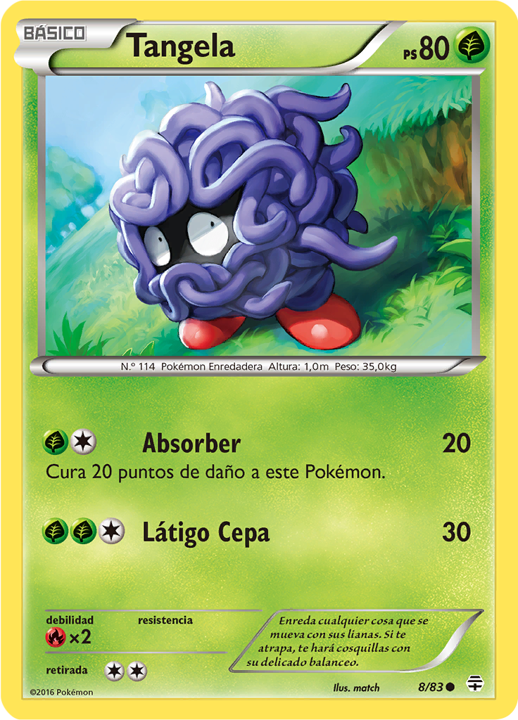 Tangela #8 — Generaciones