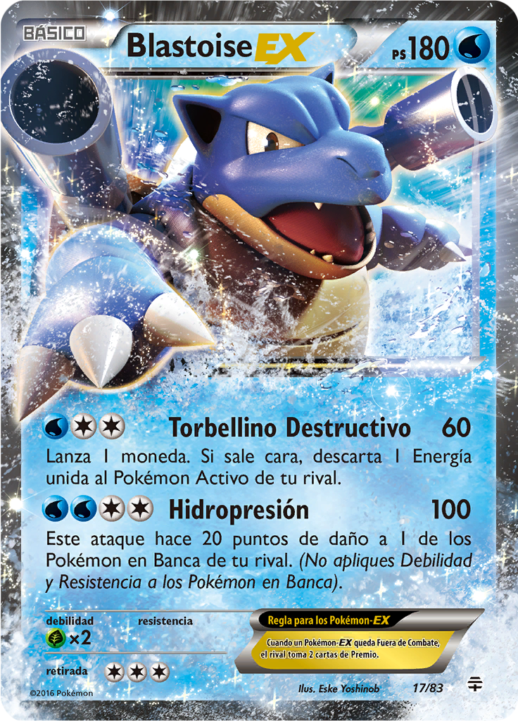 Blastoise EX #17