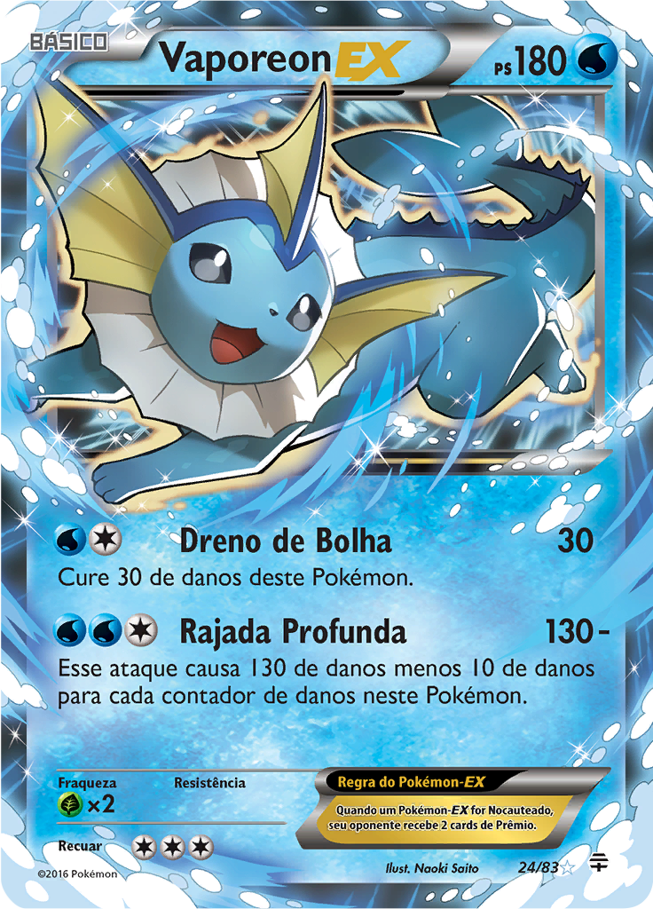 Vaporeon EX #24 — Gerações