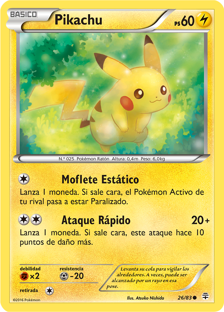 Pikachu #26 — Generaciones