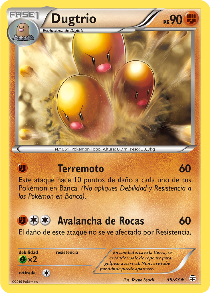 Dugtrio #39