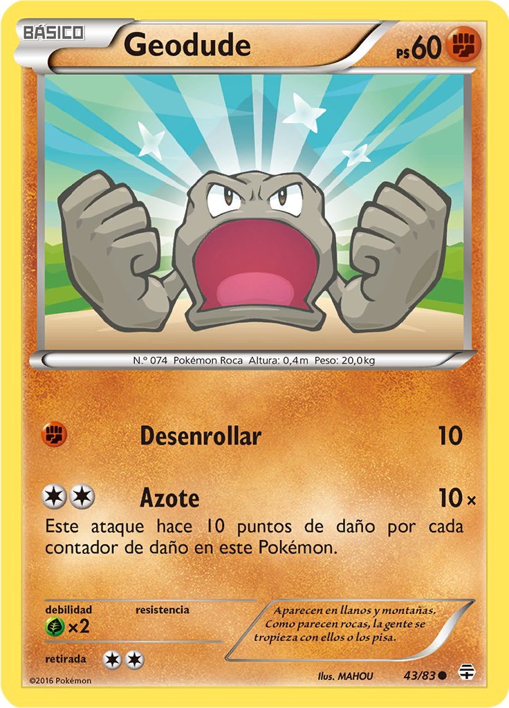Geodude #43 — Generaciones
