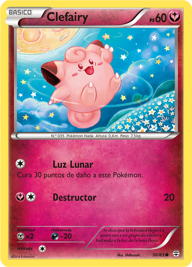 Clefairy #50 — Generaciones