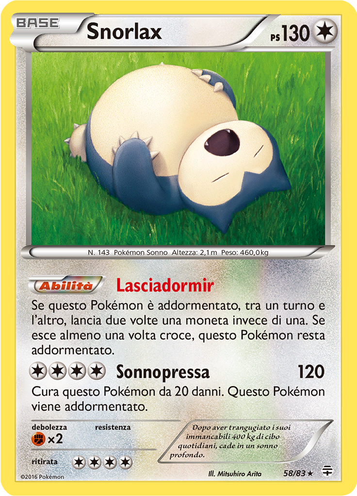 Snorlax #58 — Generazioni