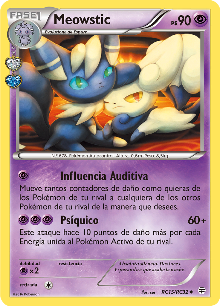 Meowstic #RC15 — Generaciones