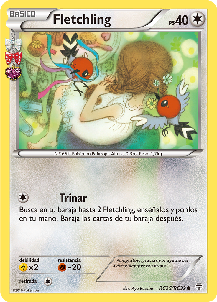 Fletchling #RC25 — Generaciones