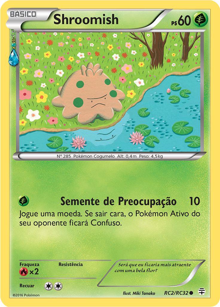 Shroomish #RC2 — Gerações (Reverse Holo)