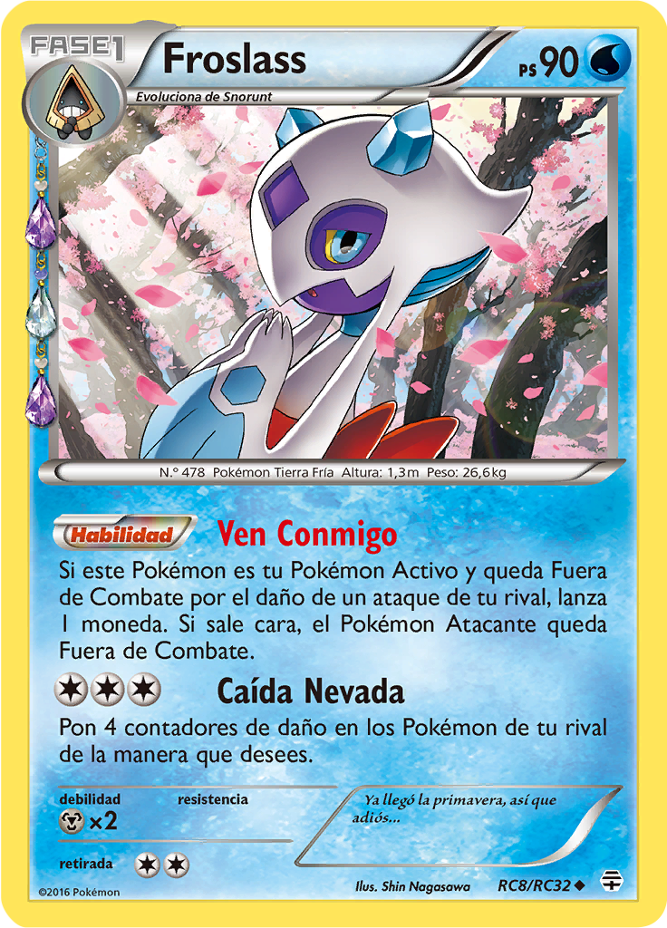 Froslass #RC8 — Generaciones