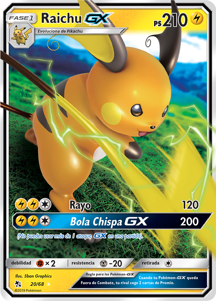 Raichu GX #20