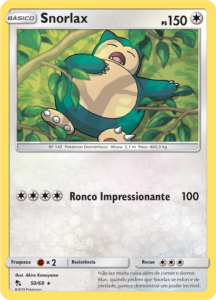 Snorlax #50 — Destinos Ocultos
