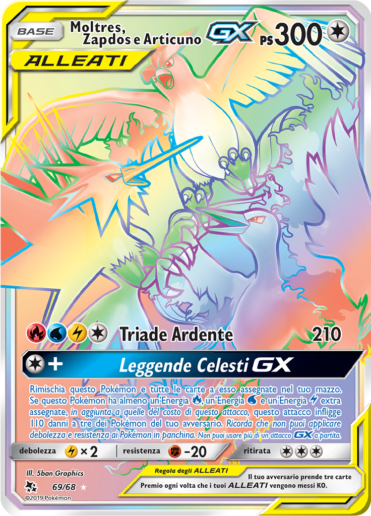 Moltres & Zapdos & Articuno GX #69