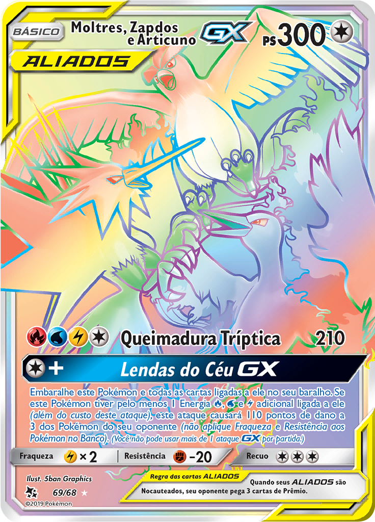 Moltres & Zapdos & Articuno GX #69