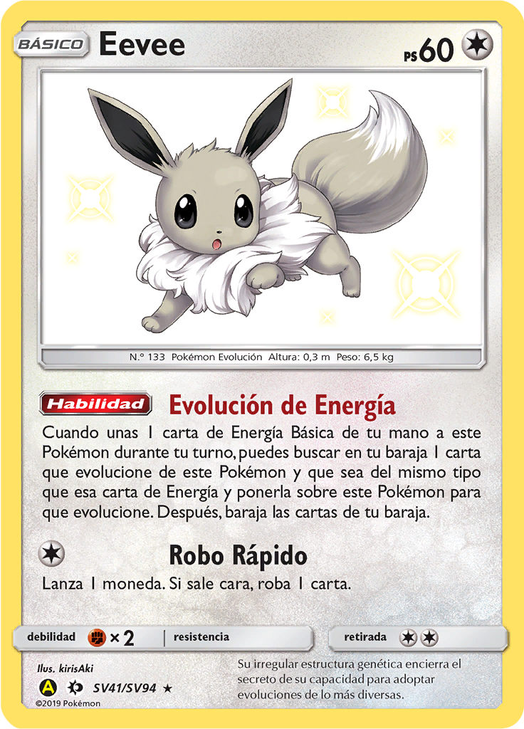 Eevee #SV41 — Destinos Ocultos