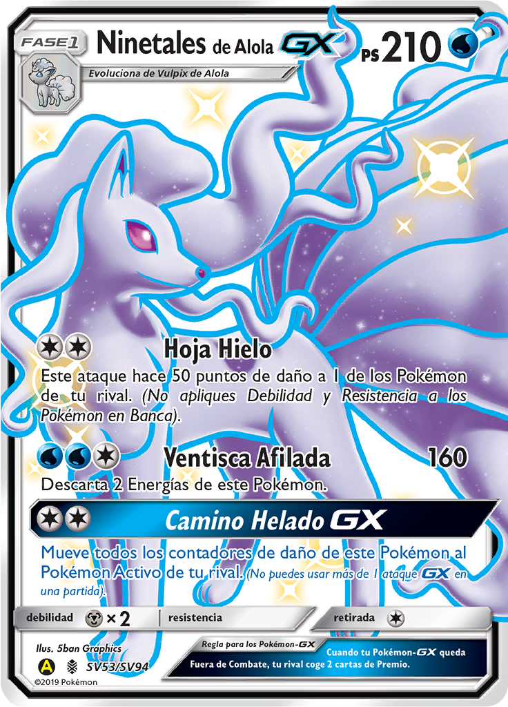 Ninetales de Alola GX #SV53
