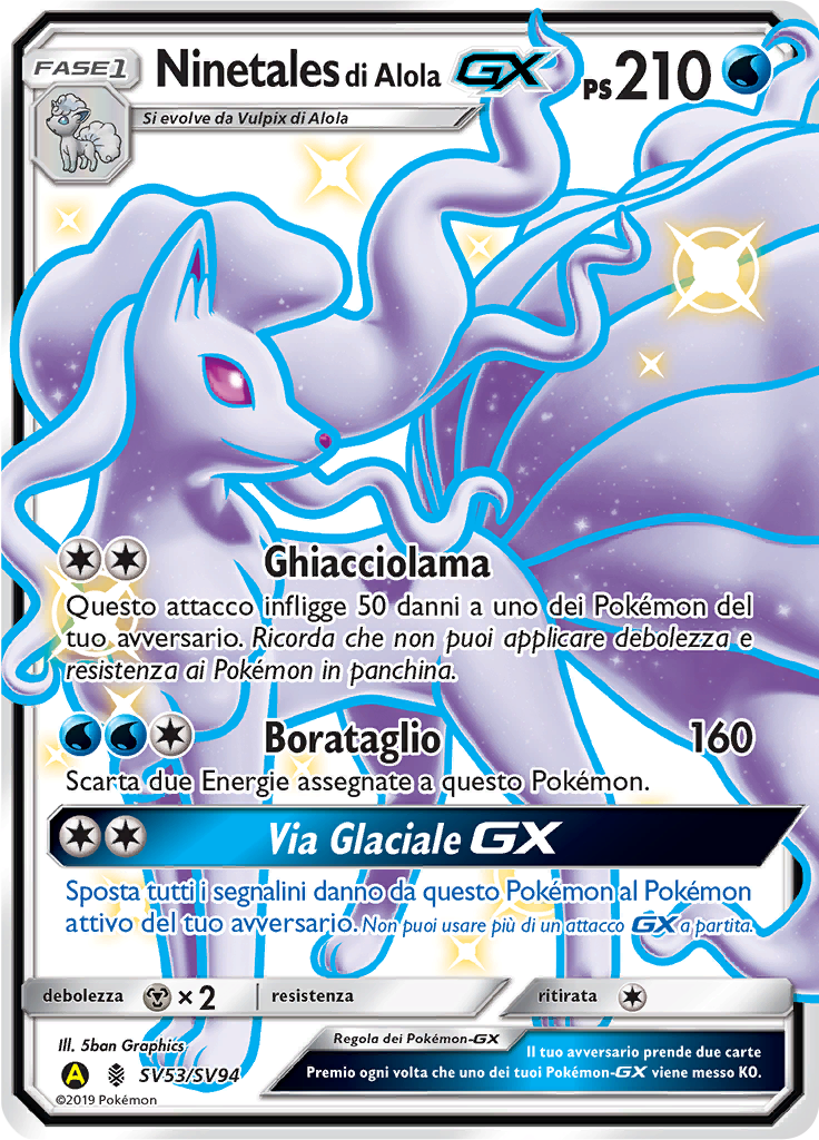 Ninetales di Alola GX #SV53