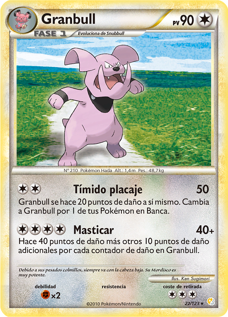 Granbull #22 — HeartGold SoulSilver