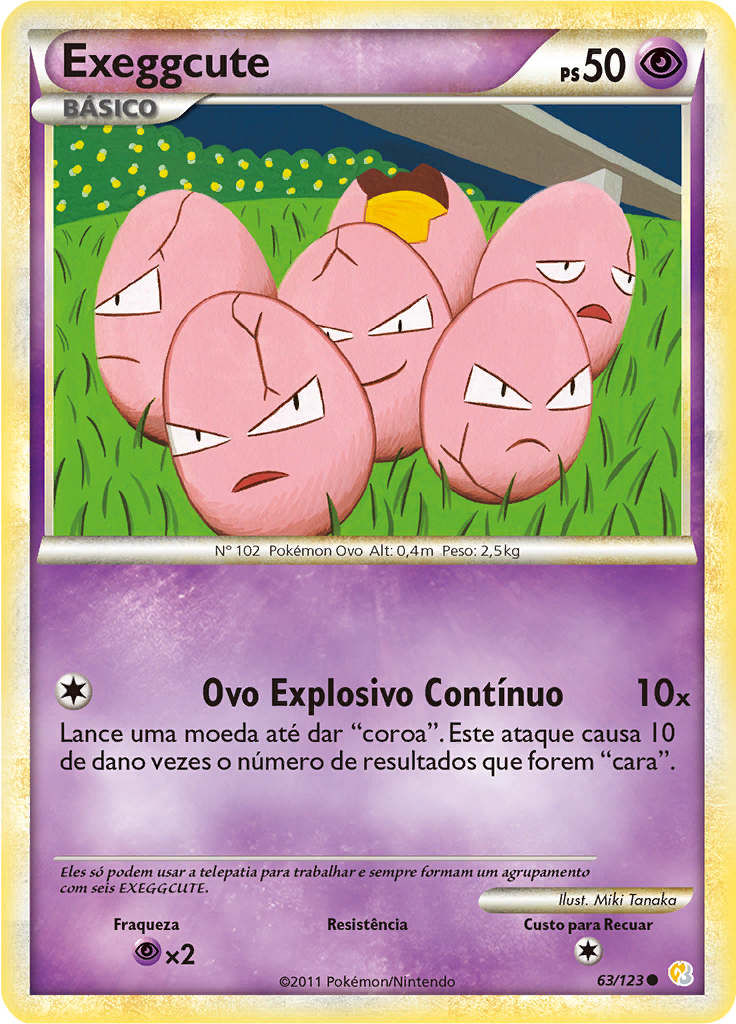 Exeggcute #63 — HeartGold SoulSilver