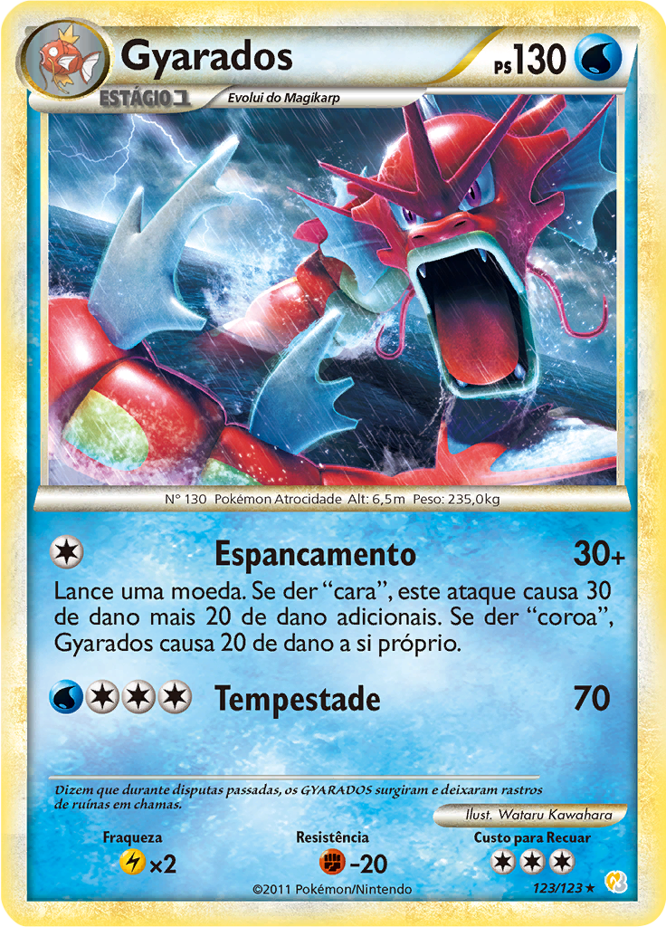 Gyarados #123 — HeartGold SoulSilver