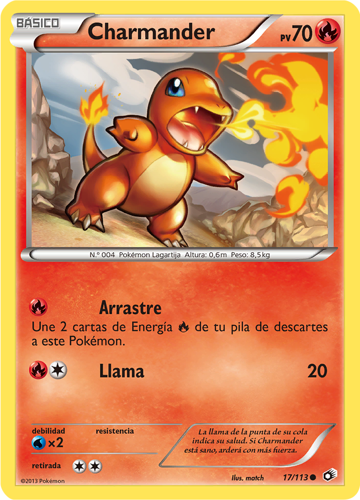 Charmander #17 — Legendary Treasures