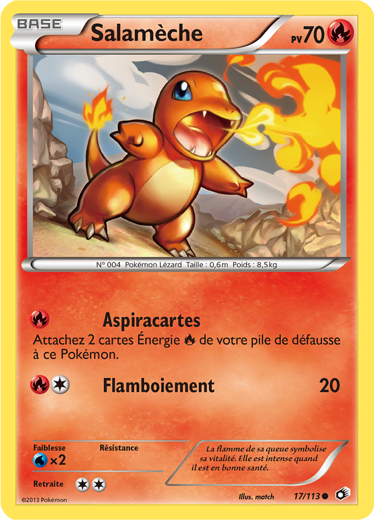 Charmander #17 — Legendary Treasures