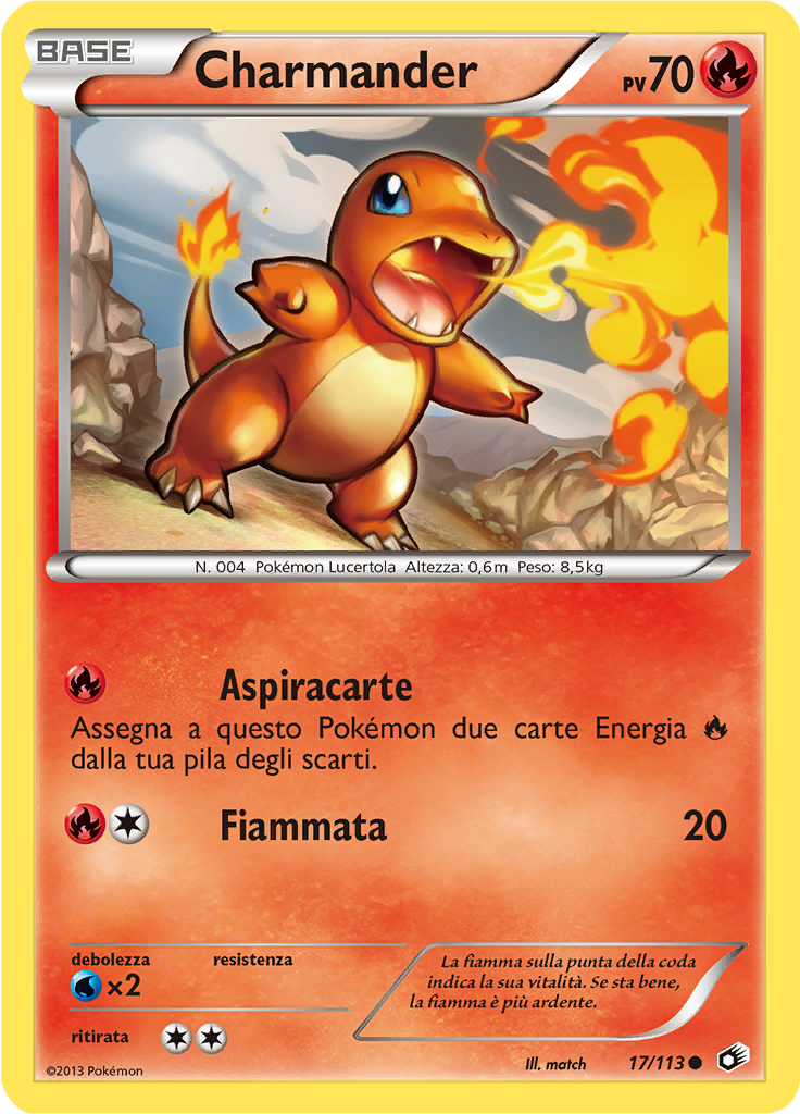 Charmander #17 — Legendary Treasures