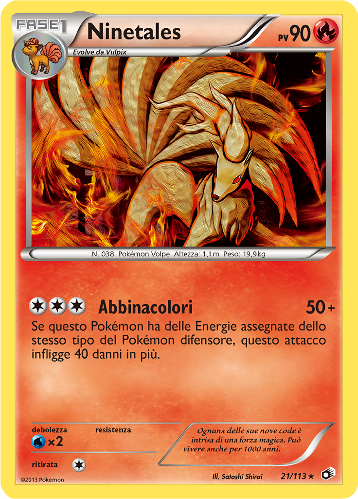 Ninetales #21 — Legendary Treasures