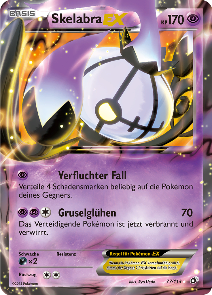 Chandelure EX #77 — Legendary Treasures