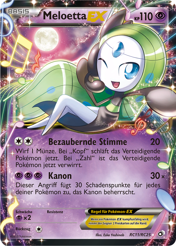 Meloetta EX #RC11 — Legendary Treasures