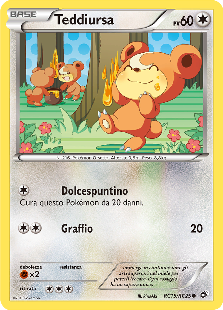 Teddiursa #RC15 — Legendary Treasures