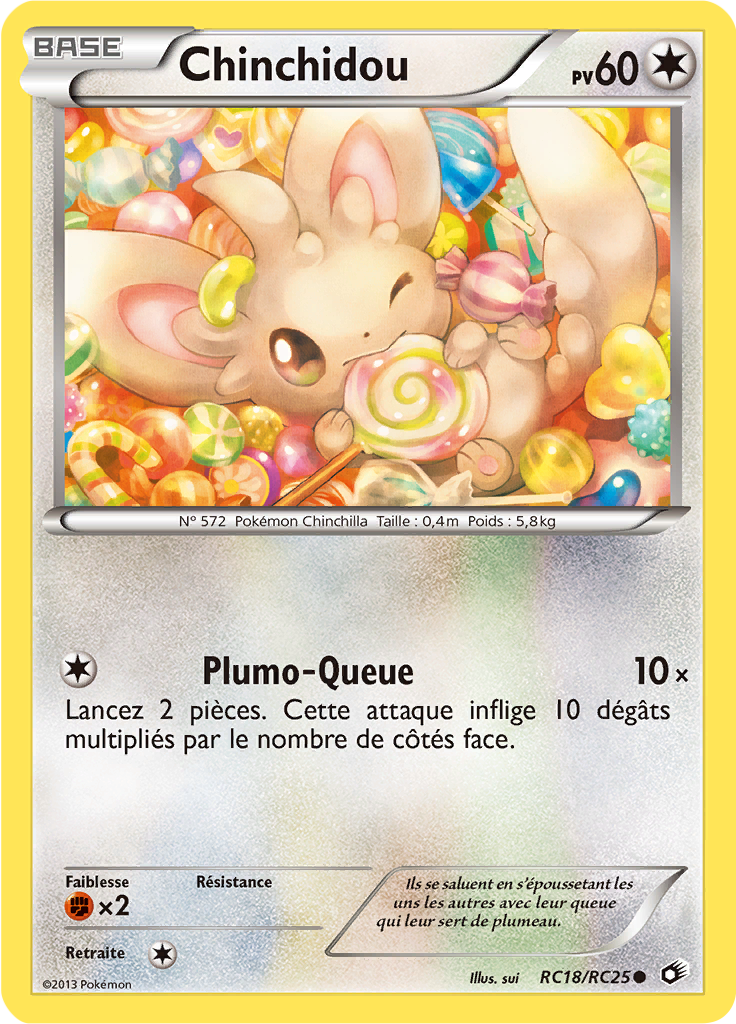 Minccino #RC18 — Legendary Treasures (Reverse Holo)