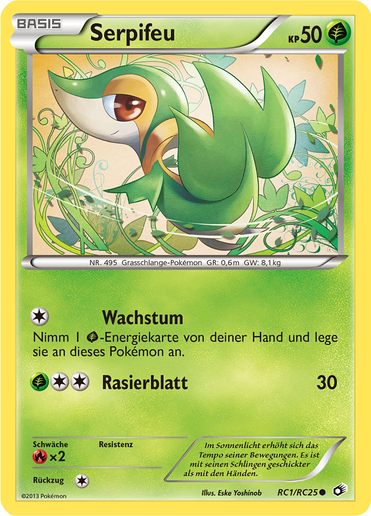 Snivy #RC1 — Legendary Treasures