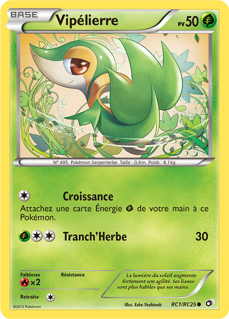 Snivy #RC1 — Legendary Treasures (Reverse Holo)
