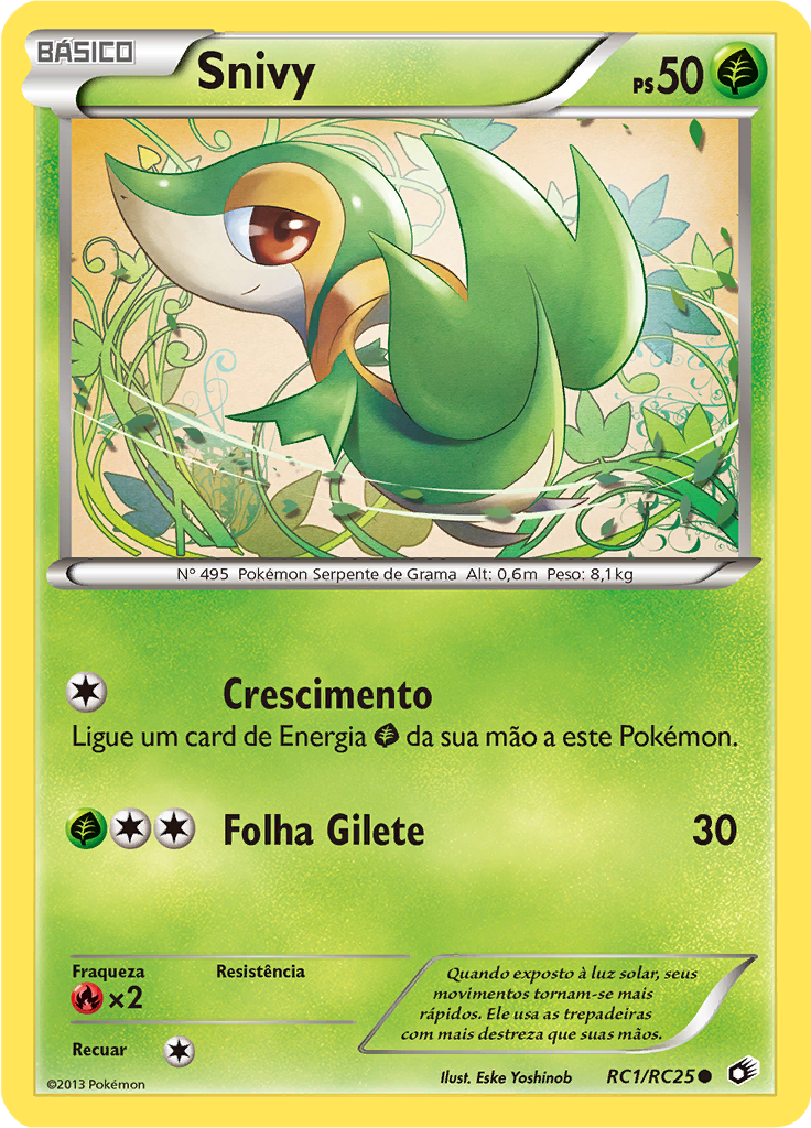 Snivy #RC1 — Tesouros Lendários