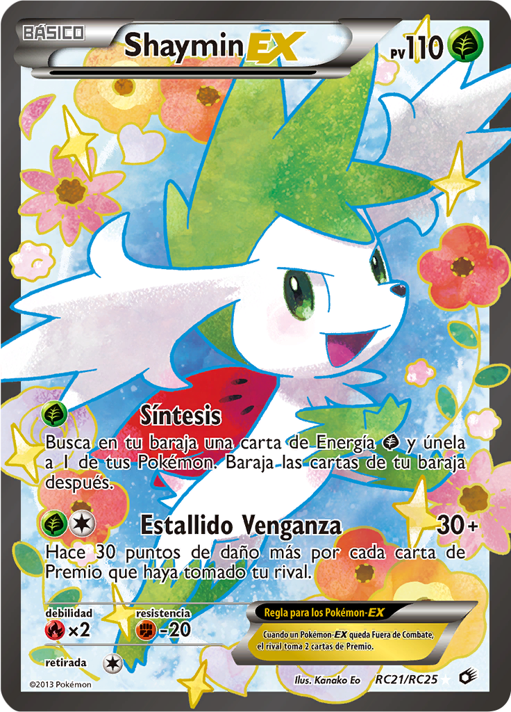 Shaymin EX #RC21 — Legendary Treasures