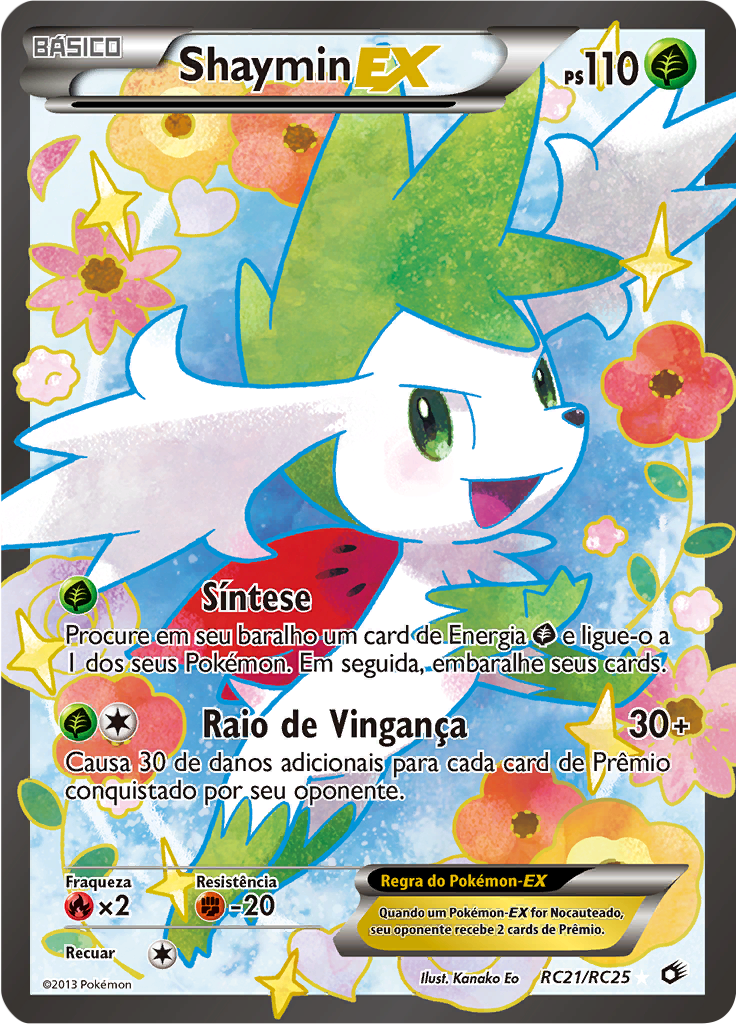 Shaymin EX #RC21 — Tesouros Lendários