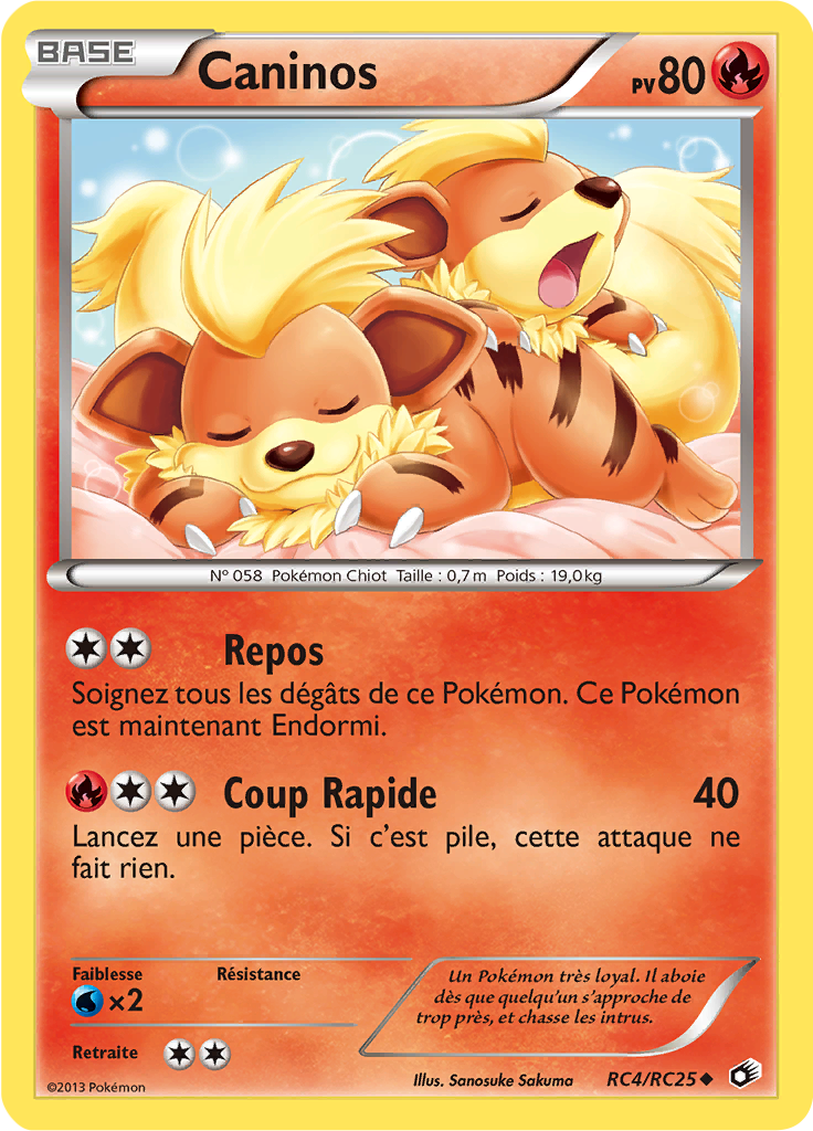 Growlithe #RC4 — Legendary Treasures (Reverse Holo)