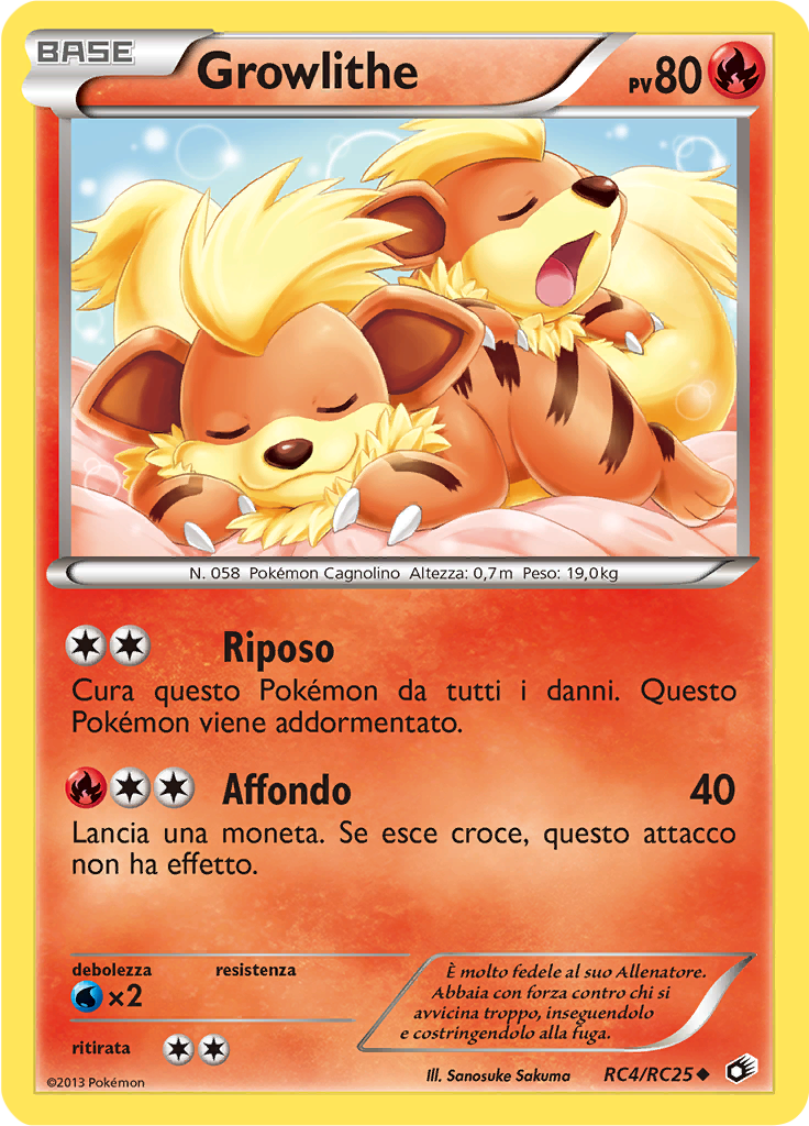 Growlithe #RC4 — Legendary Treasures